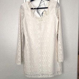 Bohemian Olsenboye Size Large Dress Lace